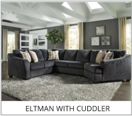 ELTMAN WITH CUDDLER SECTIONAL