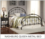 Nashburg Queen Metal Bed