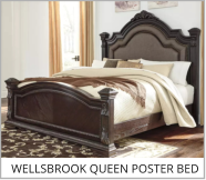 Wellsbrook Queen Poster Bed