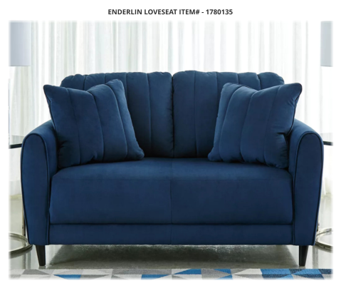 ENDERLIN LOVESEAT ITEM# - 1780135