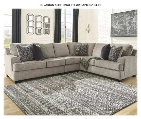 Bovarian Sectional ITEM# - APK-56103-R3