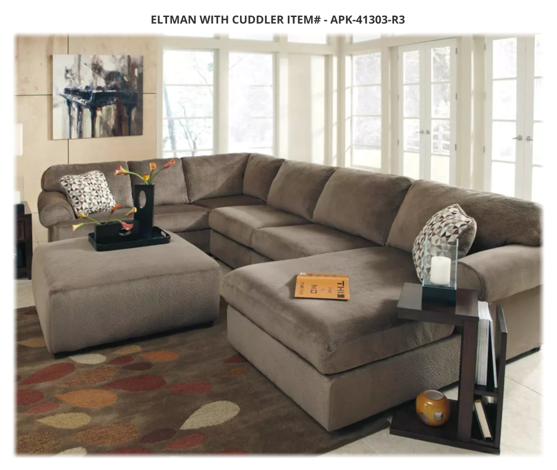 Ashley Sectional Sofas at Jerry's Furniture in Jamestown ND