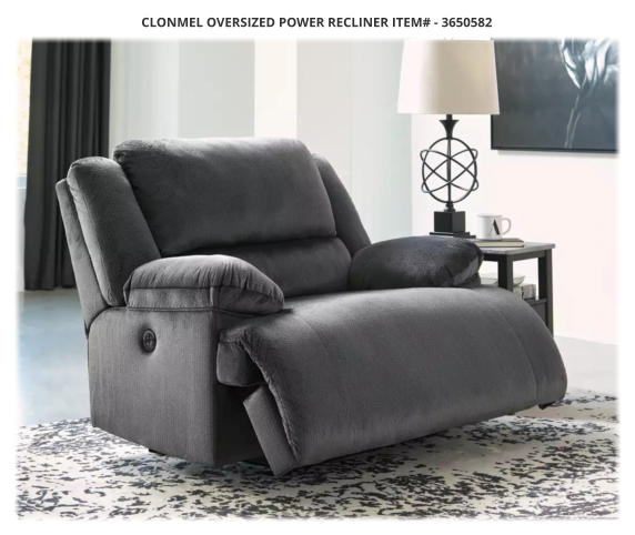 Clonmel Oversized Power Recliner ITEM# - 3650582