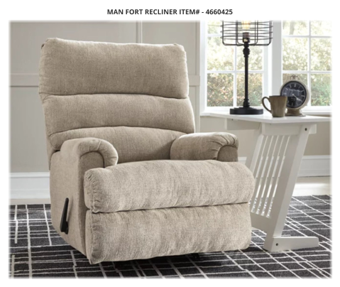 Man Fort Recliner ITEM# - 4660425