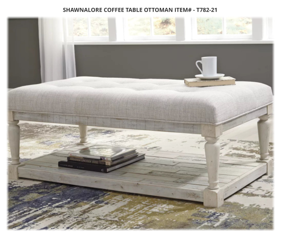 Shawnalore Coffee Table Ottoman ITEM# - T782-21