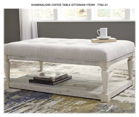 Shawnalore Coffee Table Ottoman ITEM# - T782-21