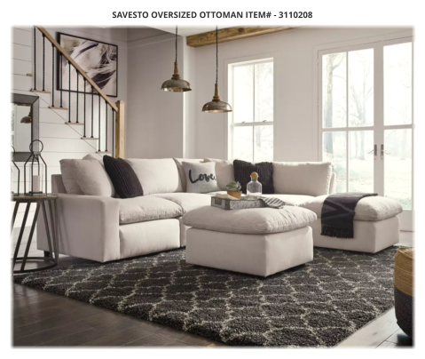 Savesto Oversized Ottoman ITEM# - 3110208