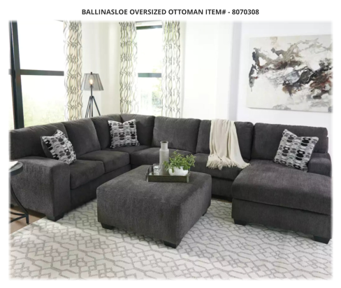 Ballinasloe Oversized Ottoman ITEM# - 8070308