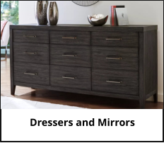 Ashley Dressers and Mirrors at Jerry's Furniture in Jamestown ND