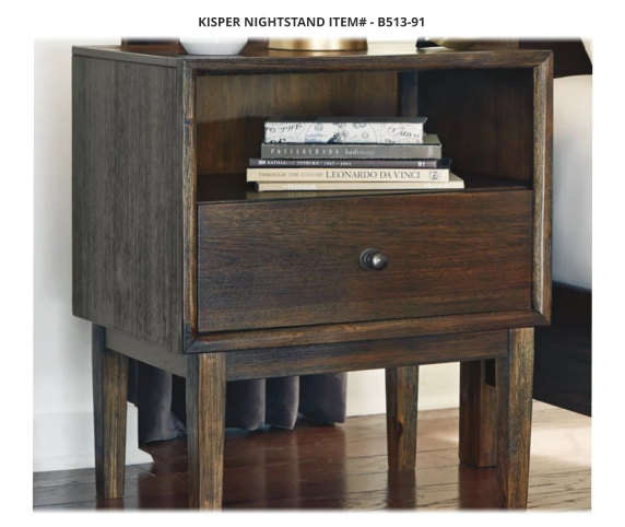 Kisper Nightstand ITEM# - B513-91