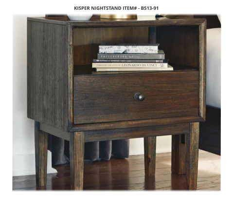 Kisper Nightstand ITEM# - B513-91