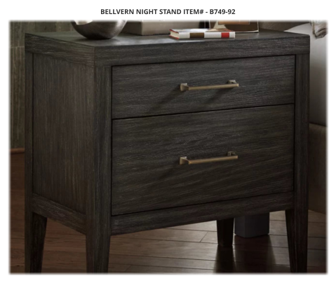 Bellvern Night Stand ITEM# - B749-92