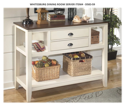 Whitesburg Dining Room Server ITEM# - D583-59