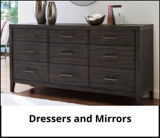 Ashley Dressers and Mirrors at Jerry's Furniture in Jamestown ND